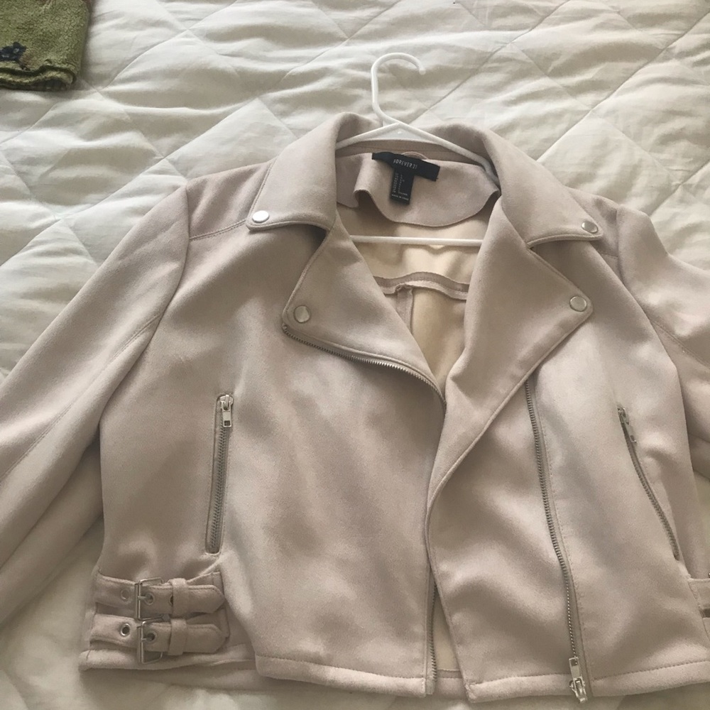 Tanned suede jacket